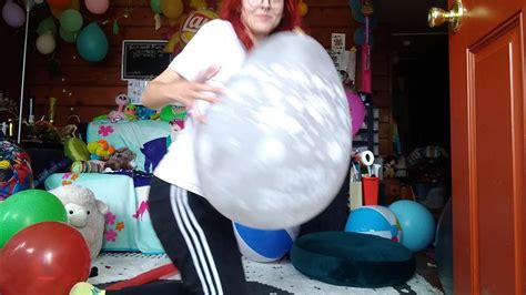 Looner Sit Pop Balloon Challenge For Tiktok Popping Balloons S2p Youtube