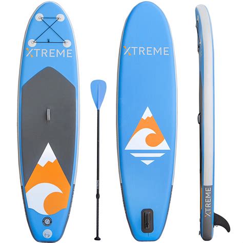 Xtremepowerus 10ft Aqua Sup Paddle Board Inflatable Standup Paddleboard