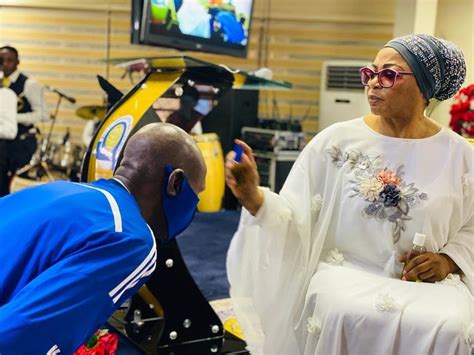 Folorunso Alakija Pictured Anointing Her Church Members With Oil