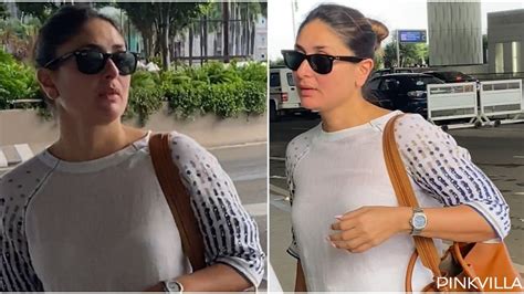 watch kareena kapoor khan looks stunning in ethnic airport look fans gush over her natural