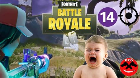 14 Elimination Game With Crying Kids Fortnite Ppo Youtube