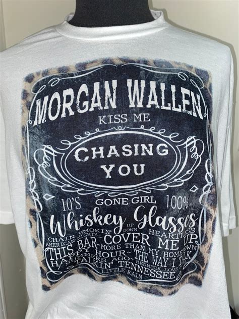 Morgan Wallen Custom T Shirt Etsy