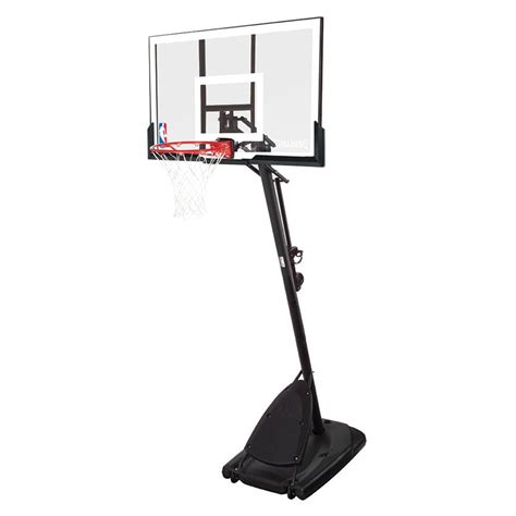 Spalding Nba 54 Portable Angled Basketball Hoop 66673wt Borealist