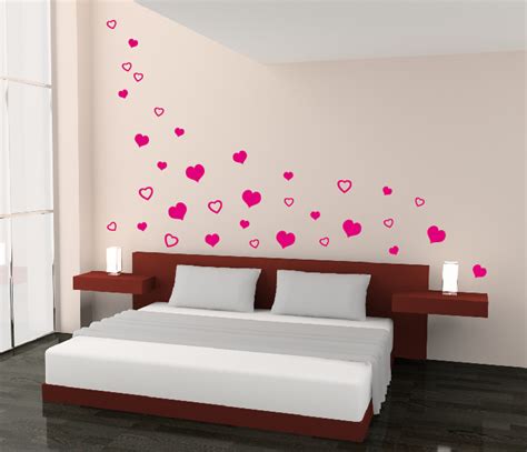 Herzen Herz Schlafzimmer Liebe Wandtattoo wand-aufkleber