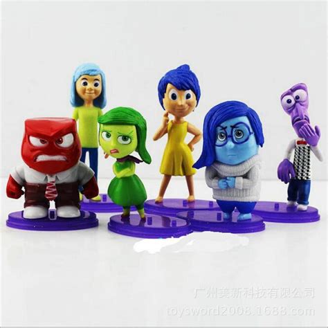 7 10cm Inside Out Figure Toys Pvc Action Figures Doll 2015 Pixar Movie