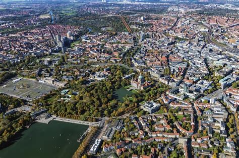 Luftbild Hannover Maschpark Am Maschsee In Der Landeshauptstadt