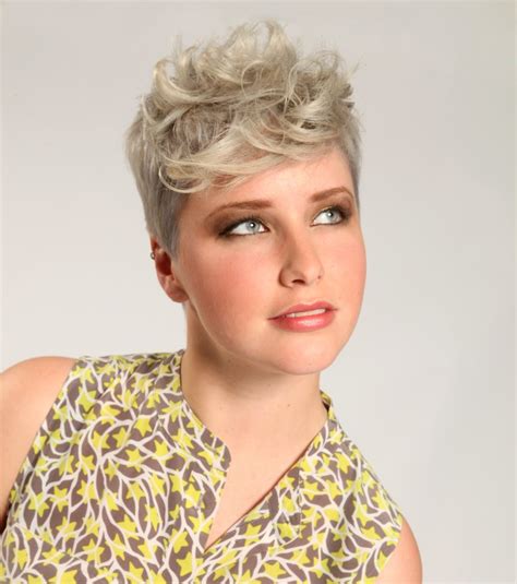 Such hairstyle is not too comfortable for fast dancing but makes an amazing impression. Ballroom dancers hairstyle with a short back and curly front