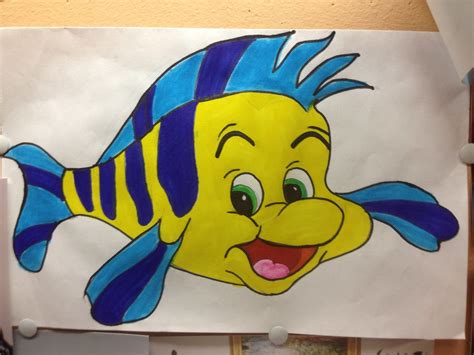 Flounder Flounder Drawing By Me Customdisneydolls Flickr