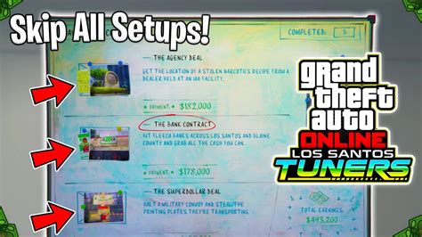 How To Skip All The Contract Mission Setups In Gta 5 Online Los