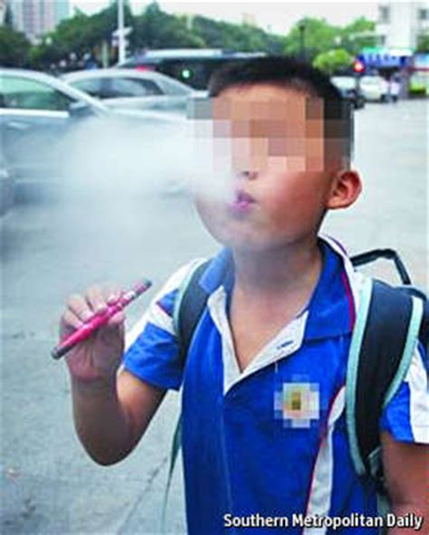 A clone of a brand name vape product. Candy-flavoured smokes for kids - E-cigarettes