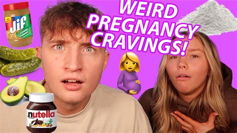 Trying Weird Pregnancy Craving Youtube