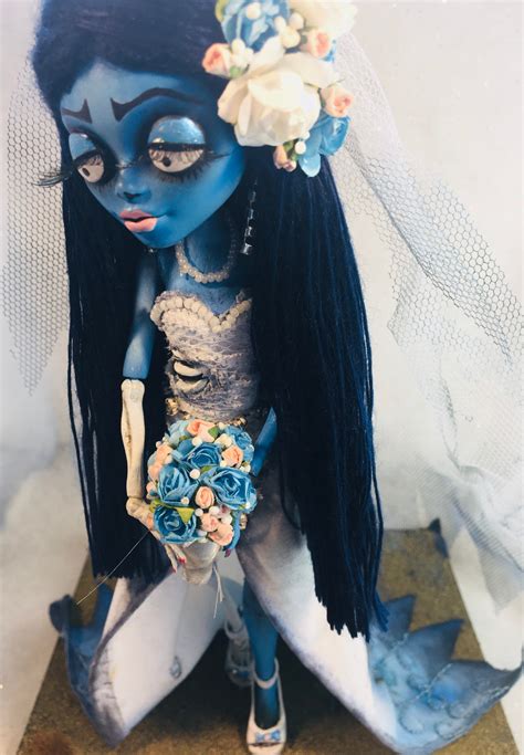 Corpse Bride Monster High Doll Repaint Etsy Uk