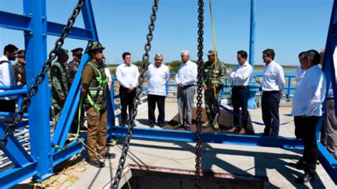 AMLO y Samuel García inauguran la primera etapa del acueducto El