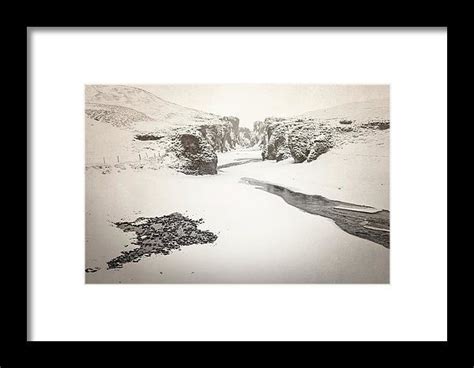 Icelandic Canyon Framed Print By Joan Carroll Framed Prints Iceland