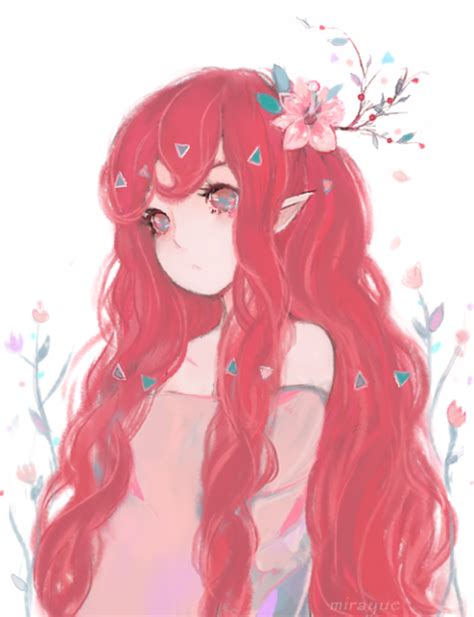 Elf Pink Hair Tumblr