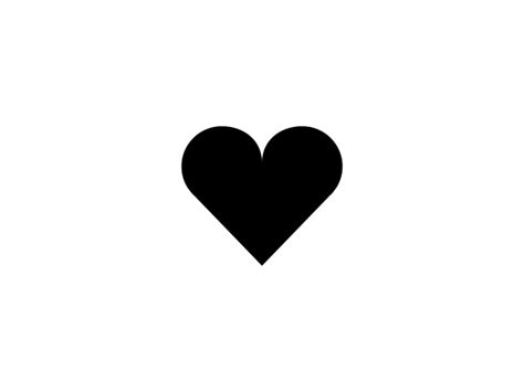 Black Heart Icon Png 346377 Free Icons Library