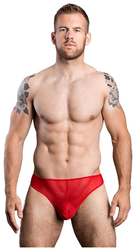 Doreanse Mens String Underwear Thong Sexy Tiny Male See Through Silky Mesh 1320 Ebay