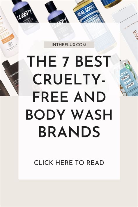 The 7 Best Cruelty Free And Vegan Body Wash Brands In The Flux