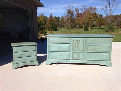 Chalk paint can be used to paint almost anything — walls, kitchen cabinets, metal, wood, and even fabric — but the most common use is to give new life to old furniture or to make newer pieces look old. Provence Blue bedroom set | Provence chalk paint, Bedroom set, Blue bedroom