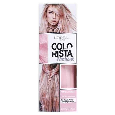 This amazon's choice for hair color remover doesn't only neutralize hair color but also leaves your hair conditioned and healthy. L'Oreal Colorista Washout Pink Semi-Permanent Hair Dye ...