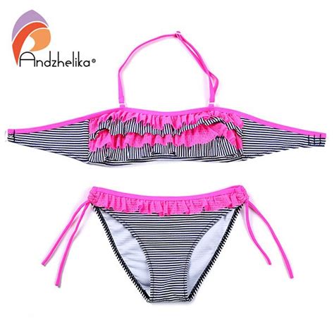Buy Andzhelika Bikini Girls Swimsuit Children Summer