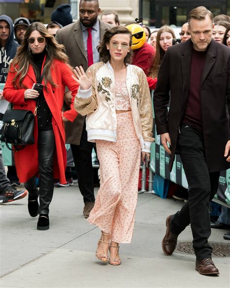 Millie Bobby Brown Dazzles In 2 Fashionable Outfits In New York City