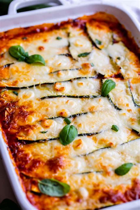 Zucchini Lasagna Recipe Easy And Cheesy The Food Charlatan