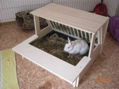 Homemade Hay Feeders For Rabbits Structural Litter Box With Built In