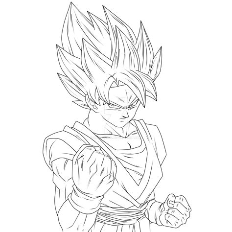 Goku Ssj Drawing At Getdrawings Free Download