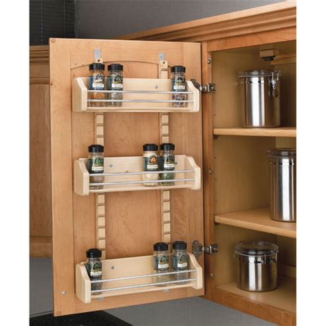 Shop for kitchen cabinet towel racks online at target. Adjustable Door Mount Spice Rack by Rev-A-Shelf | Cabinet ...