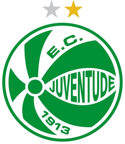 This season in serie a, juventude's form is average overall with 4 wins, 4 draws, and 5 losses. ec-juventude-logo-escudo-9 - PNG - Download de Logotipos