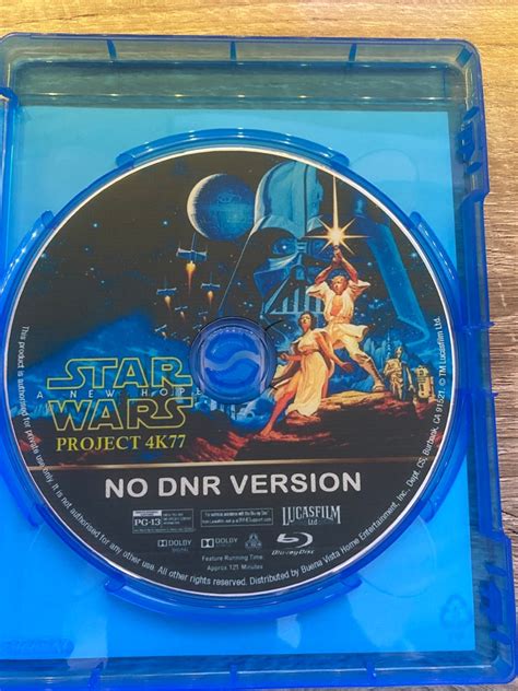 Star Wars 4k77 No Dnr 1080p Blu Ray Fan Edition Region Free Etsy