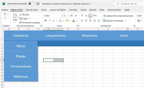 Planilha De Controle De Obras Grátis Excel Guia Do Excel