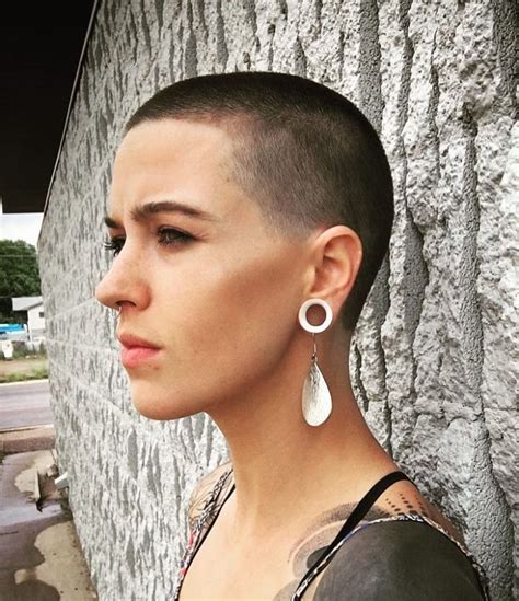 Buzz Cut Girls Who Inspire You To Cut Locks Dramatically Buzz Haircut