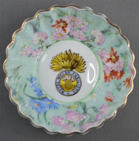 Shelley England Melody Chintz Royal Welsh Fusiliers Military Dish