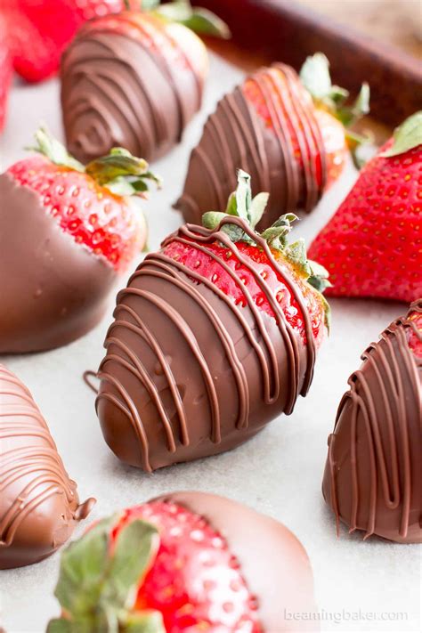 Hur man gör choklad doppade jordgubbar recept Vegan Paleo Ingrediens glutenfri mjölkfri