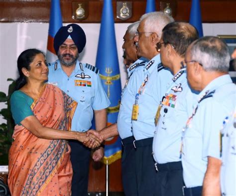 defence minister nirmala sitharaman inaugurates iaf commanders conference in new delhi