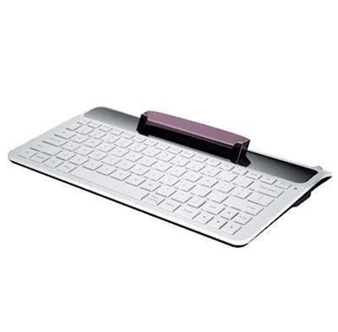 Samsung Galaxy Tab Keyboard Dock Tastatur Nordisk Hvit Billig