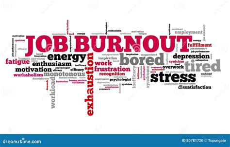 Job Burnout Stock Abbildung Illustration Von Frustration 80781720