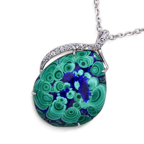 Malachite Azurite Necklace Jewelry Designs