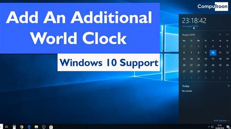 Display World Time Clock In Windows 10 Youtube