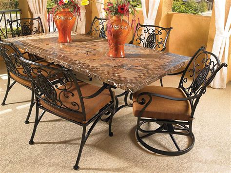 Or or you maybe planning a party? OW Lee San Cristobal Wrought Iron 54 x 26 Rectangular ...