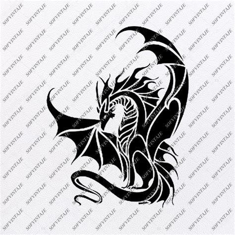 Dragon Svg File - Dragon Original Svg Design - Animals Svg - Clip art