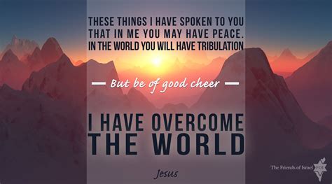 Be Of Good Cheer With All Going On In This World This Verse Brings