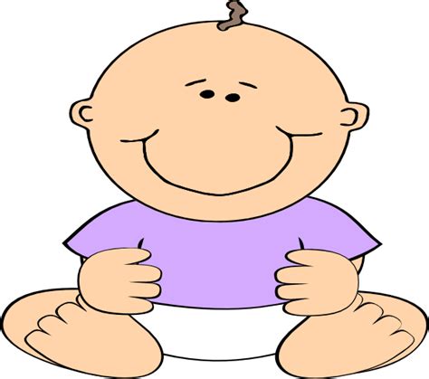 Baby Boy Purple Shirt Clip Art At Clker Com Vector Clip Art Online