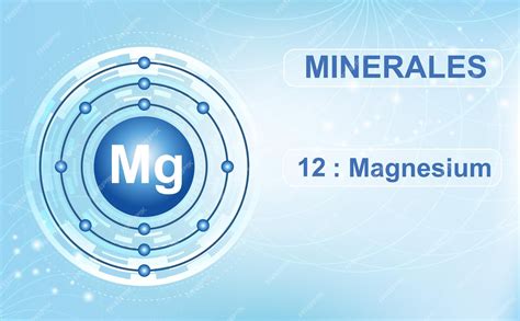 Diagrama De Capa De Electrones Para El Mineral Y Macroelemento Mg