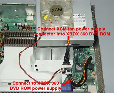 Cooling Xcm Core Cooler Fan For Xbox 360 Laser Core White
