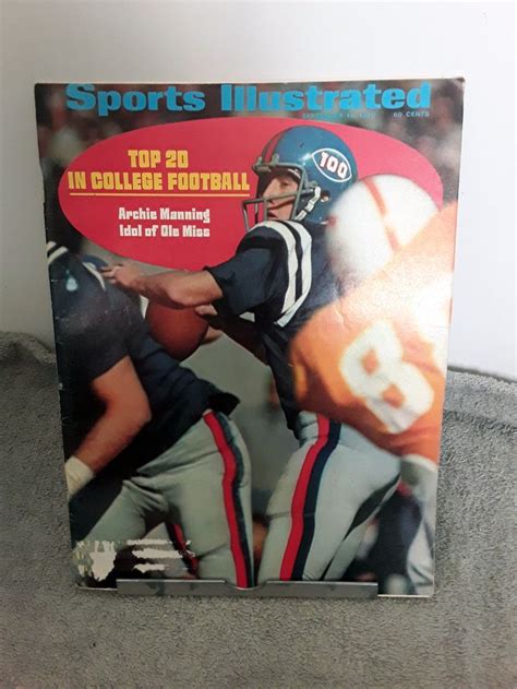 Sports Illustrated September 1970 Archie Manning Ole Miss Etsy