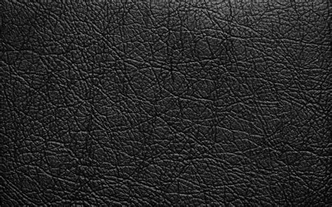 Download Wallpapers Black Leather Texture Close Up