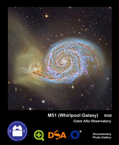 M51 A New Look In The Whirlpool Galaxy Science 20